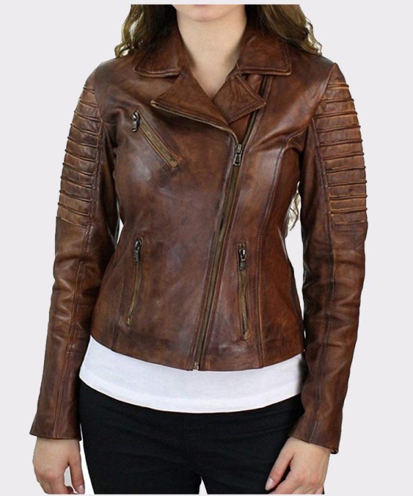 Brown Slim Fit Genuine Real Leather Jacket OuterwearBrown Slim Fit Genuine Real Leather Jacket Outerwear