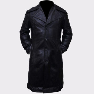 Carlito Way Brigante Pacino Trench Leather Coat
