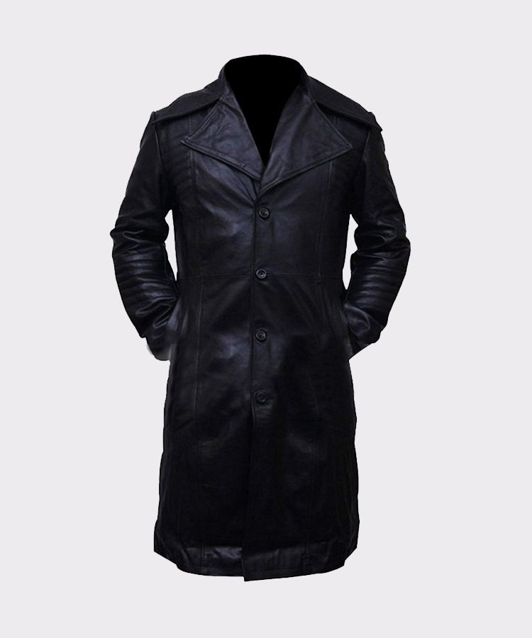 Carlito Way Brigante Pacino Trench Leather Coat | Mready Leather Wear