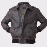 Men's Bomber A-2 Aviator Pilot Police Military Real Leather Jacket - Iconic Style for Heroes