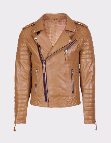 Mens Real Leather Jackets for Motorcycle Biker