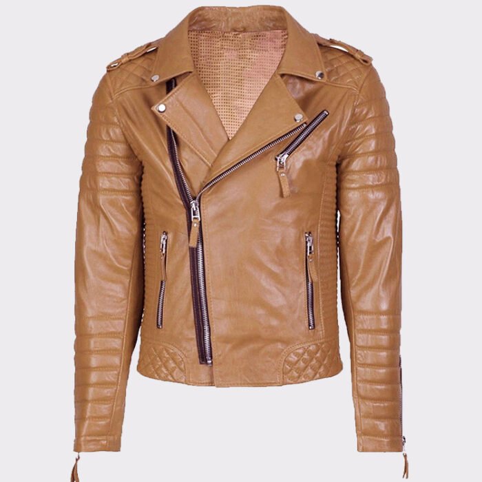 Mens Real Leather Jackets for Motorcycle Biker