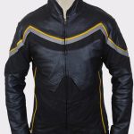 Men's Superhero John Hancock Men's Leather Jacket