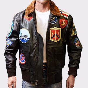 Tom Cruise Bomber Leather Jacket