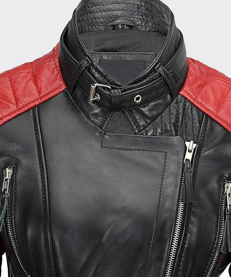 Men Supreme Red Biker Fashion Leather Jacket  Leather jacket style, Biker  leather, Leather jackets women