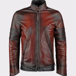 X-Men Wolverine Vintage Brown Motorcycle Leather Jacket