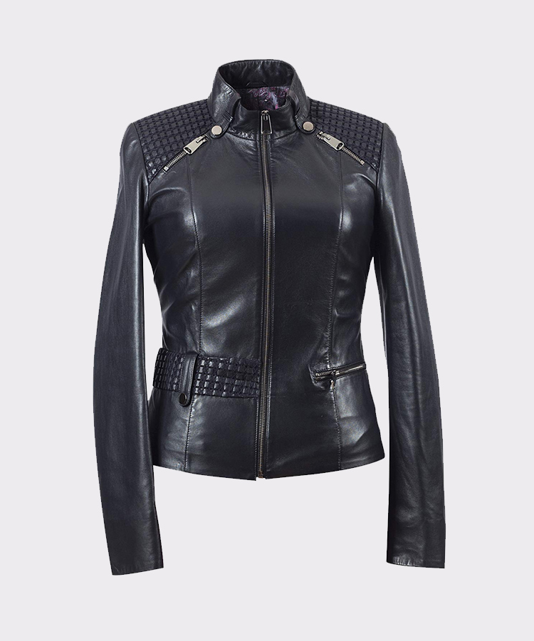 Black Leather Jacket Women | Upto 30% Off