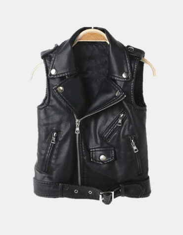 Real leather-Motorcycle-Dress-Casual-Boys-Joker-Vest