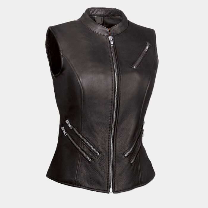 First Manufacturing Co The Fairmont Ladies Black Vest