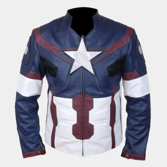 Men's Avengers Age of Ultron Captain America Steve Rogers Jacket
