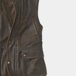 Men's Munitions Leather Vest