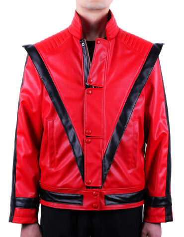 Michael Jackson Costume Thriller Leather Jacket Adult-Child