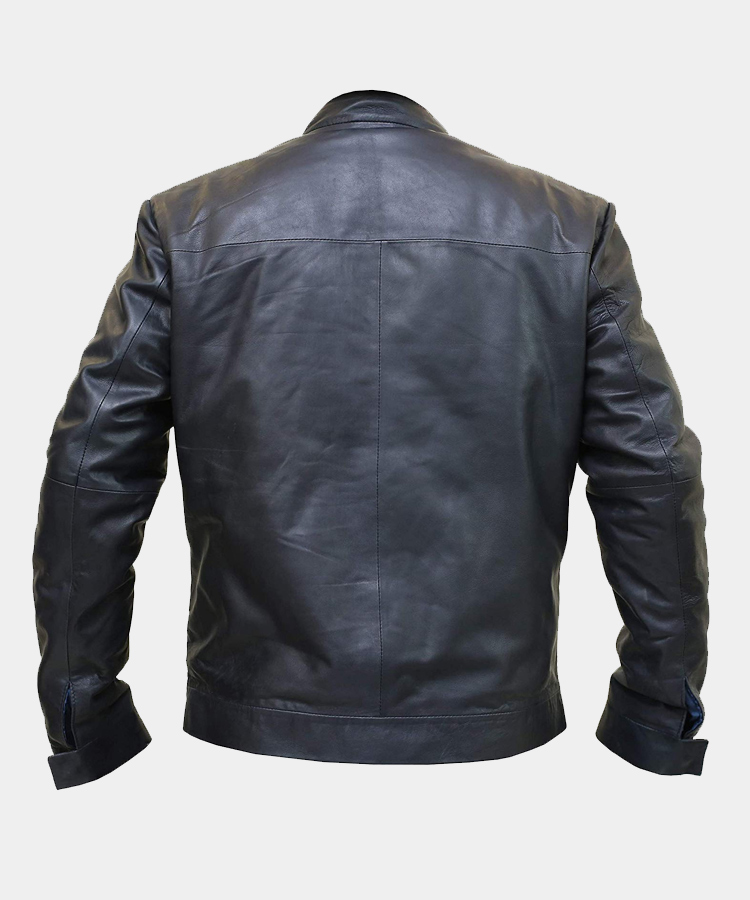 Tom Cruise Mission Impossible Fallout Black Leather Jacket