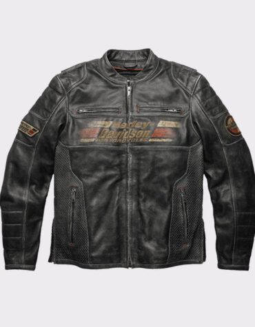 Mens Harley Davidson Classic Motorcycle Leather Jacket