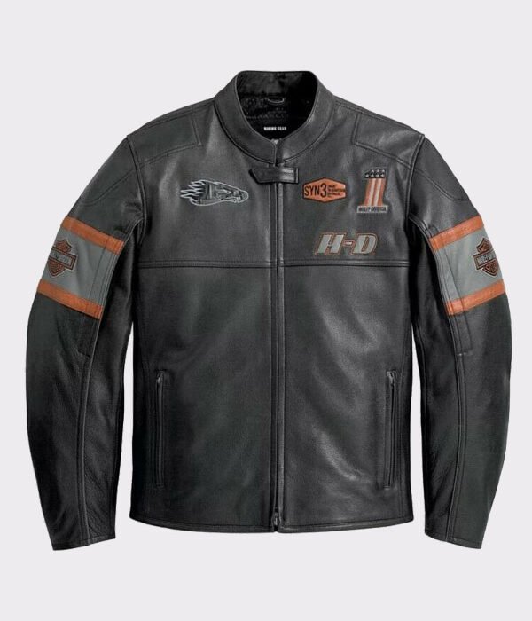 Harley Davidson Biker Genuine Leather Jacket