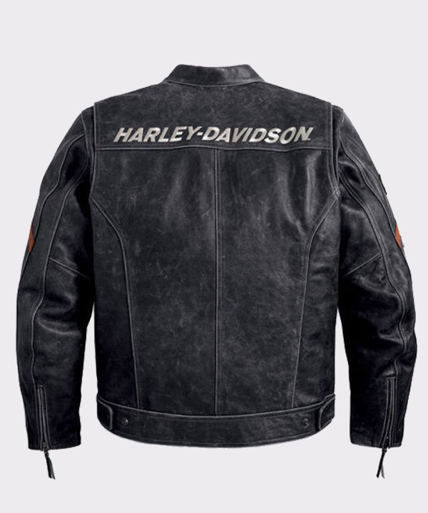 Harley Davidson Black Boxford Leather Jacket - Mready Classic Jackets