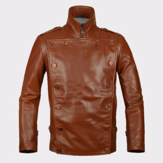 Celebrity Bill Clifford the Rocketeer Classic Vintage Leather Jacket
