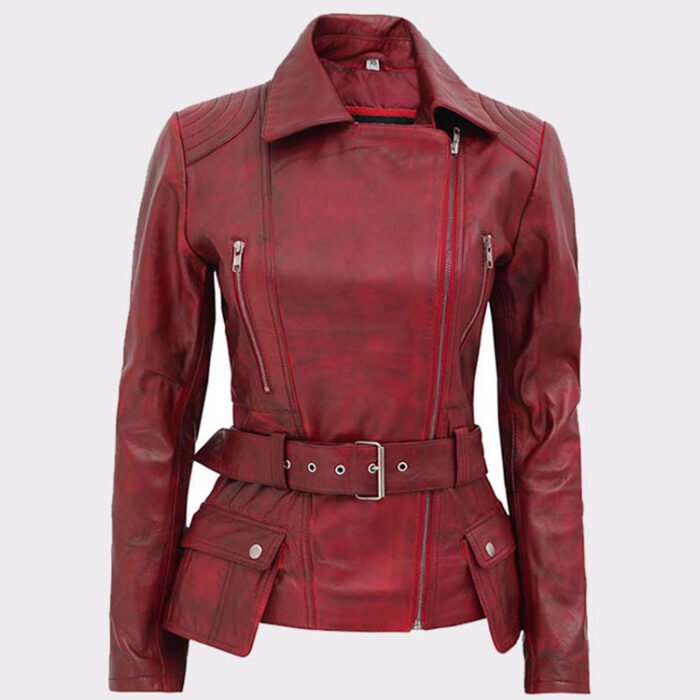 Biker Leather Jacket For Women
