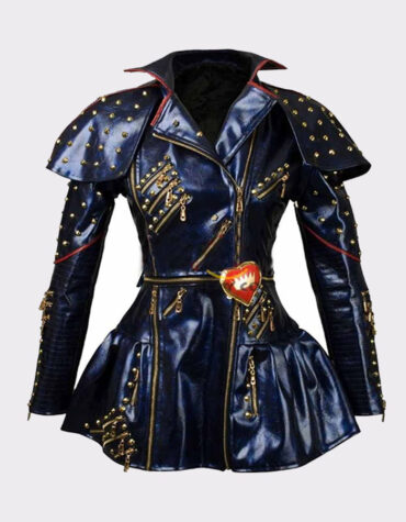 Blue Fashion Women's Leather Jacket