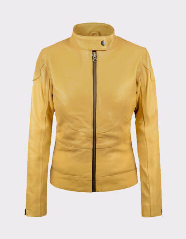 Latest Design Tan Leather Jacket For Women