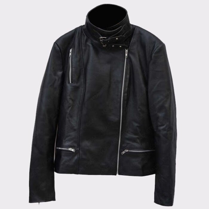 Ladies Ming-na Wen Agents Of Shield Black Leather Jacket