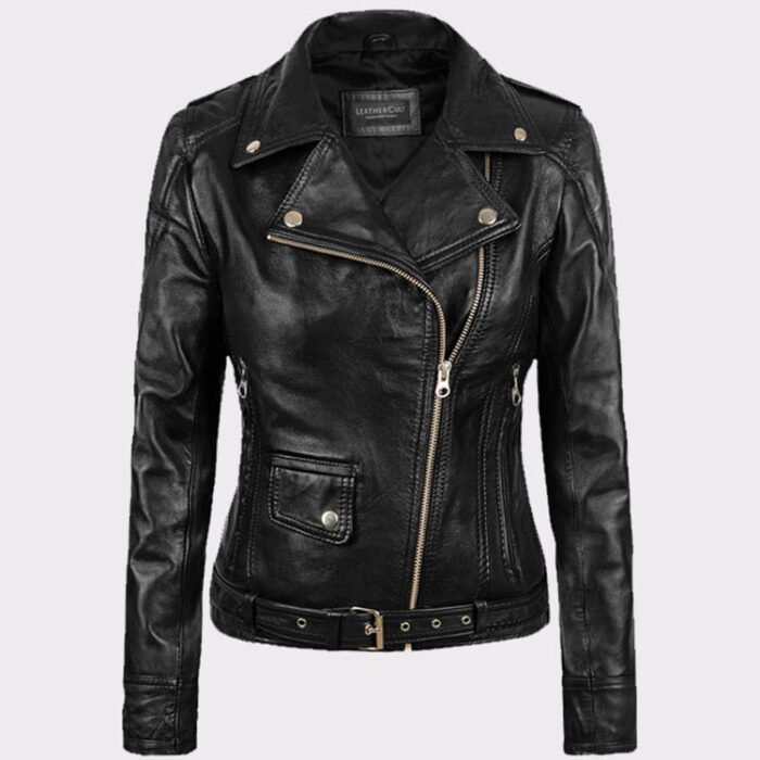 Women's Leather Motorcycle Jacket | Upto 50% Off 
