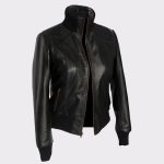 Ladies The Flash Kelly Frye Faux leather Black Jacket 1