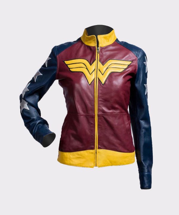 Princess Diana of Themyscira Wonder Woman Faux Leather Jacket