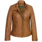 Women’s Tan Leather Jacket