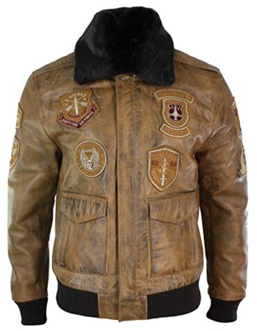 bomber jacket with fur