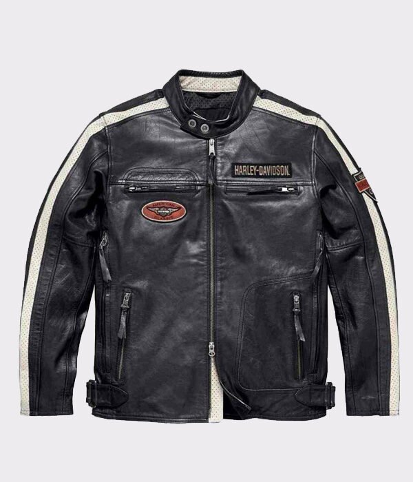 Harley-Davidson Men's Command Mid-Weight Leather Jacket