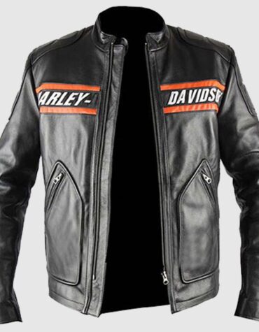Bill Goldberg Harley Davidson Biker Jacket