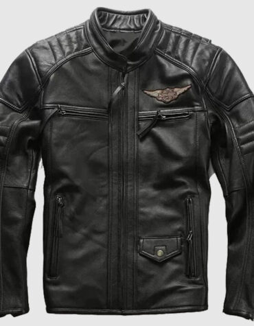 Black Harley Davidson Passion Velocity Leather Jacket