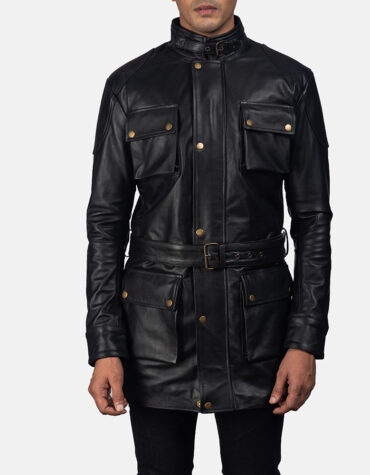 Dolf Black Leather Jacket