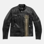 Genuine High-Quality Black Harley Davidson Leather Jacket