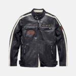 Harley Davidson Command Men's Motorcycle Mid-Weight Leather Jacket