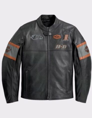 Harley Davidson HD1 Black Biker Jacket