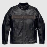 Harley Davidson Men's Asylum Leather Motorcycle Jacket