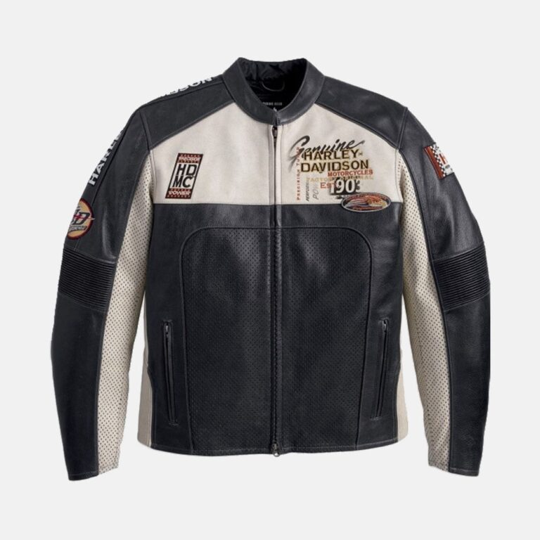 Harley Davidson Men’s Regulator Perforated Leather Jacket