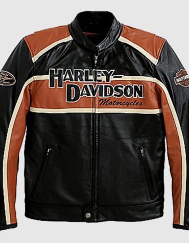 Harley Davidson classic cruiser Leather jacket