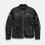 Premium Harley Davidson Black Leather Jacket for Men