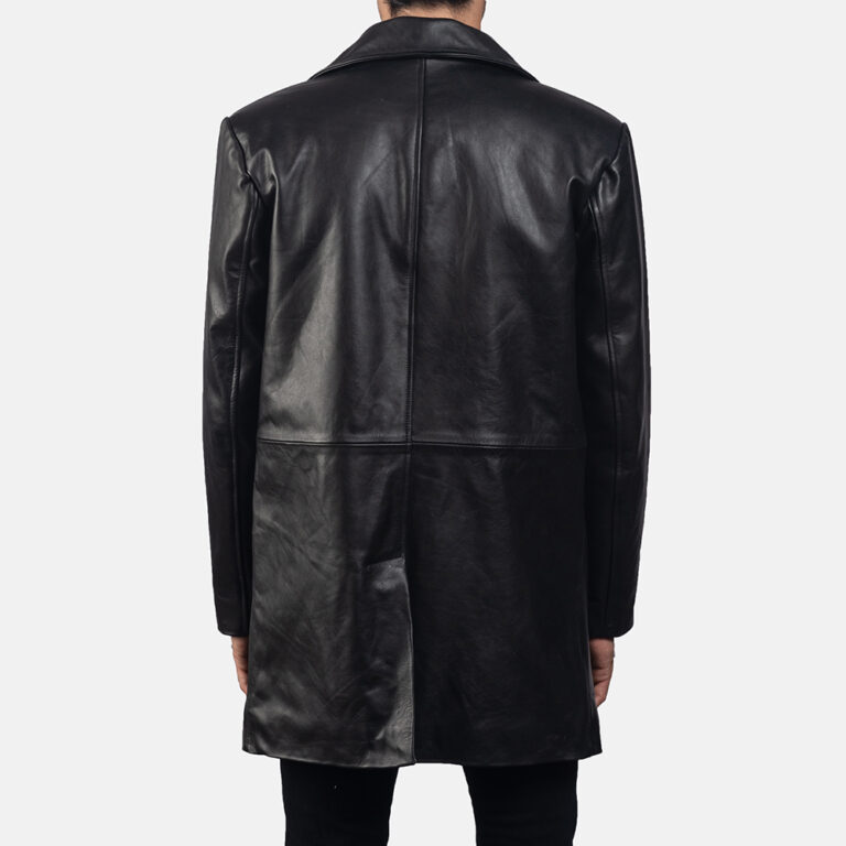 Classmith Black Leather Coat