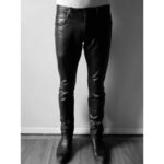 Premium Lightweight Genuine Black Leather Pants for Guys - Effortless Style