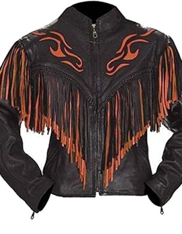Stylish Black Western Leather jacket For Winters