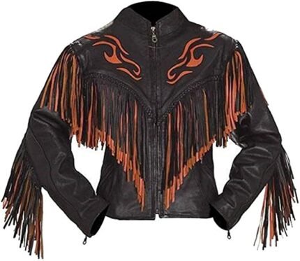 Stylish Black Western Leather jacket For Winters