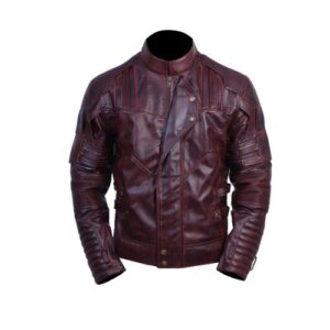 Avengers Infinity War Star Lord Faux Leather Jacket