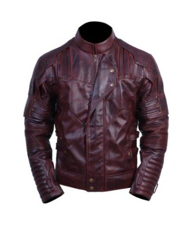 Avengers Infinity War Star Lord Faux Leather Jacket