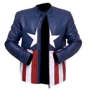 Bon Jovi Captain America Faux Leather Jacket