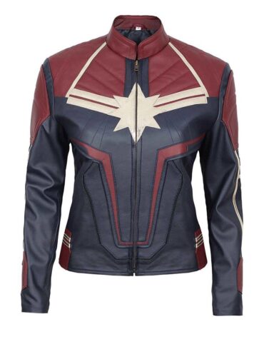Avengers Endgame Captain Marvel Faux Leather Jacket