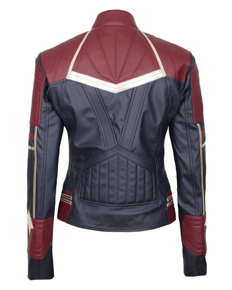 Avengers Endgame Captain Marvel Faux Leather Jacket